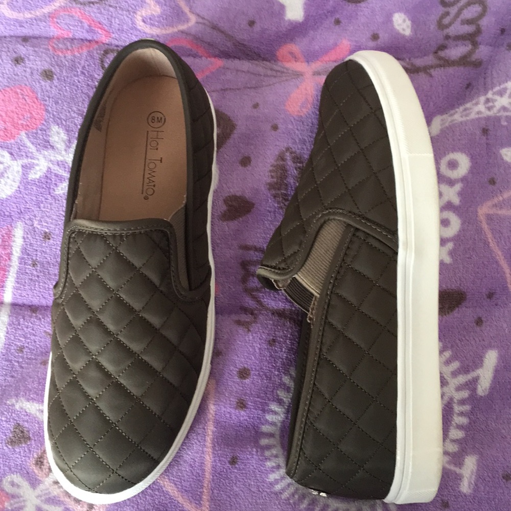 Green shoes